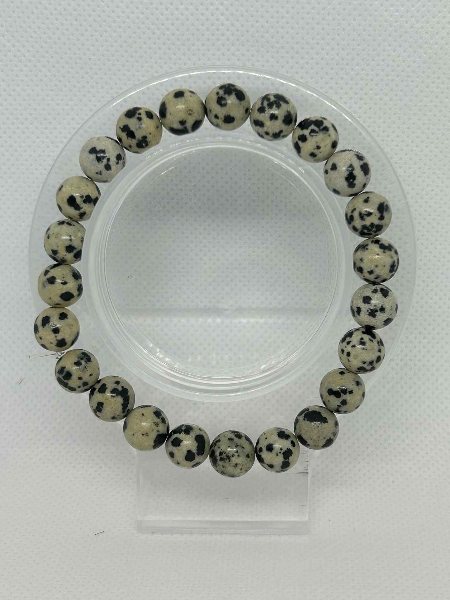 Bracelet en pierre naturelle Dalmatienne