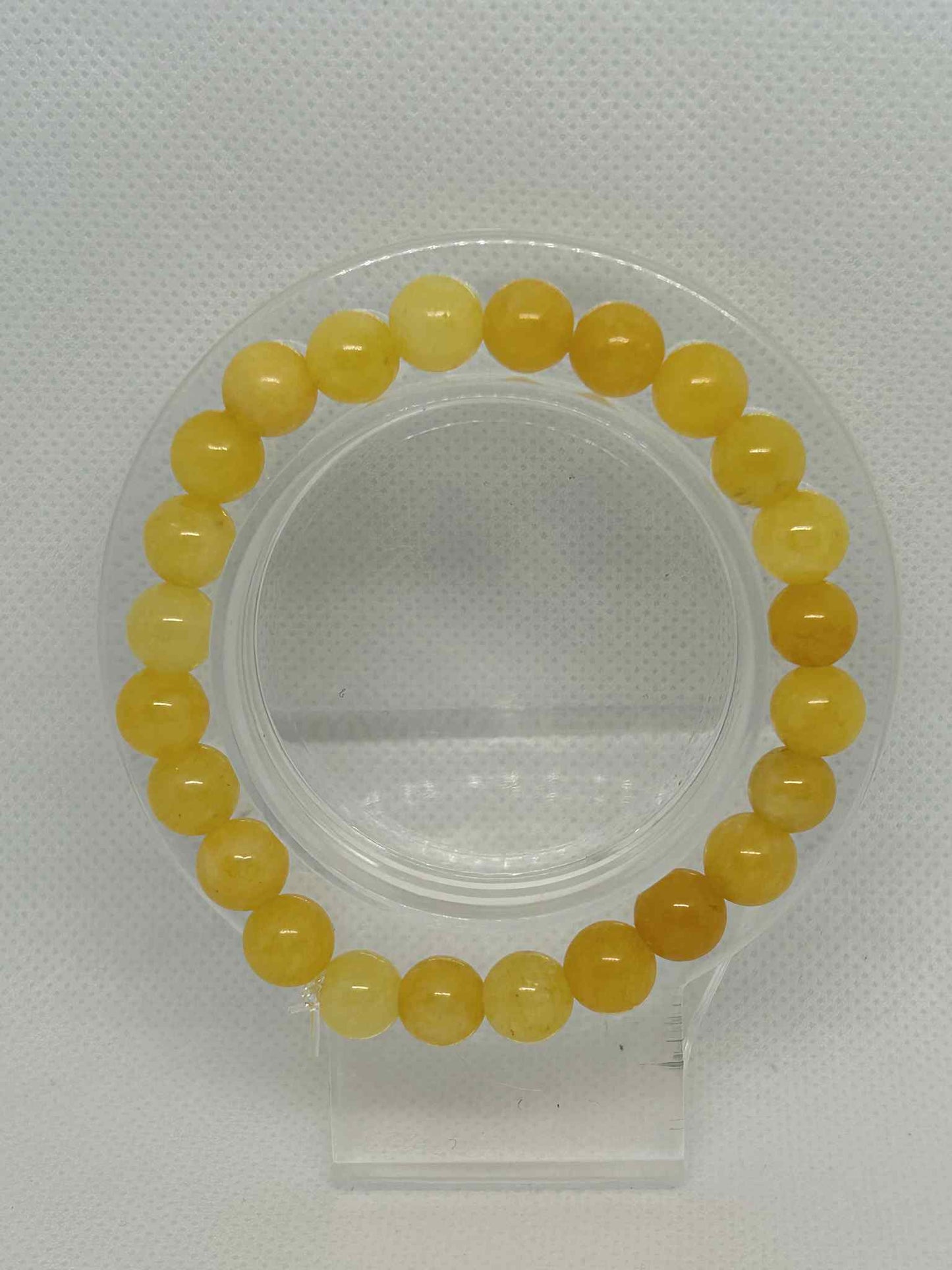 Bracelet en pierre naturelle Jade jaune