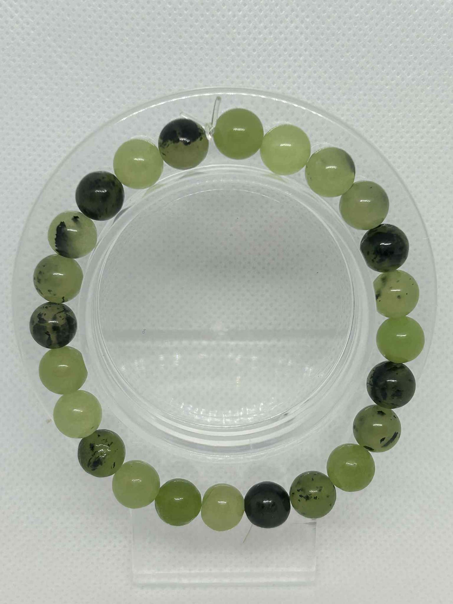 Bracelet en pierre naturelle Phrénite