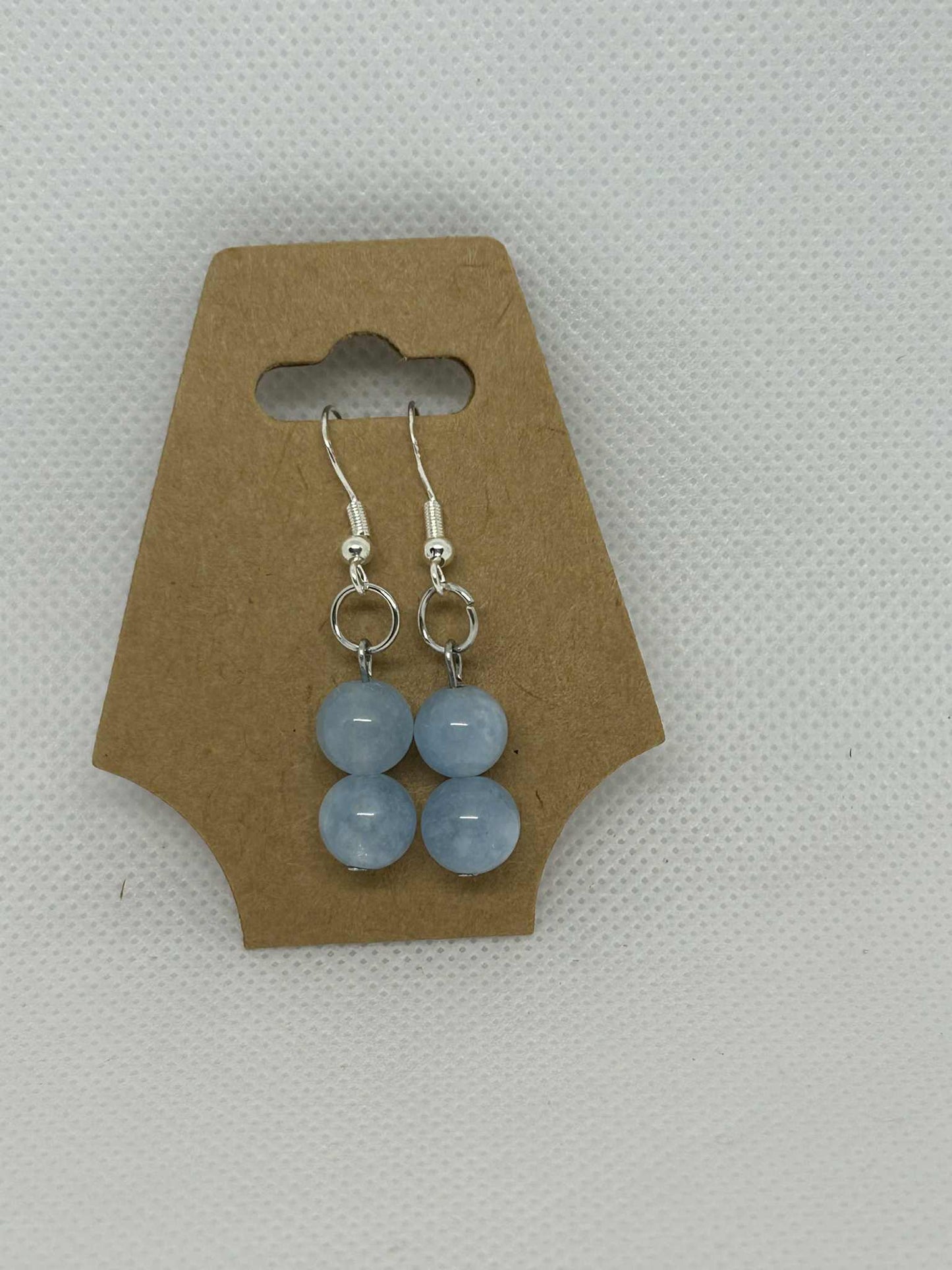 Boucles d'oreilles Aigue marine - Cabijou