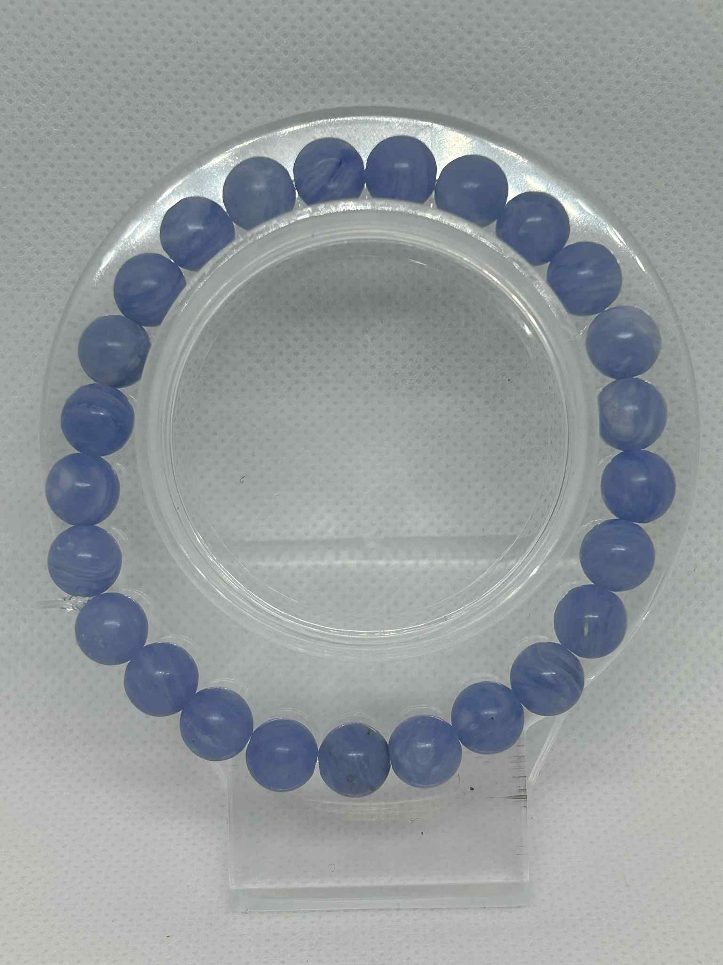 Bracelet en pierre naturelle Agate bleu - Cabijou