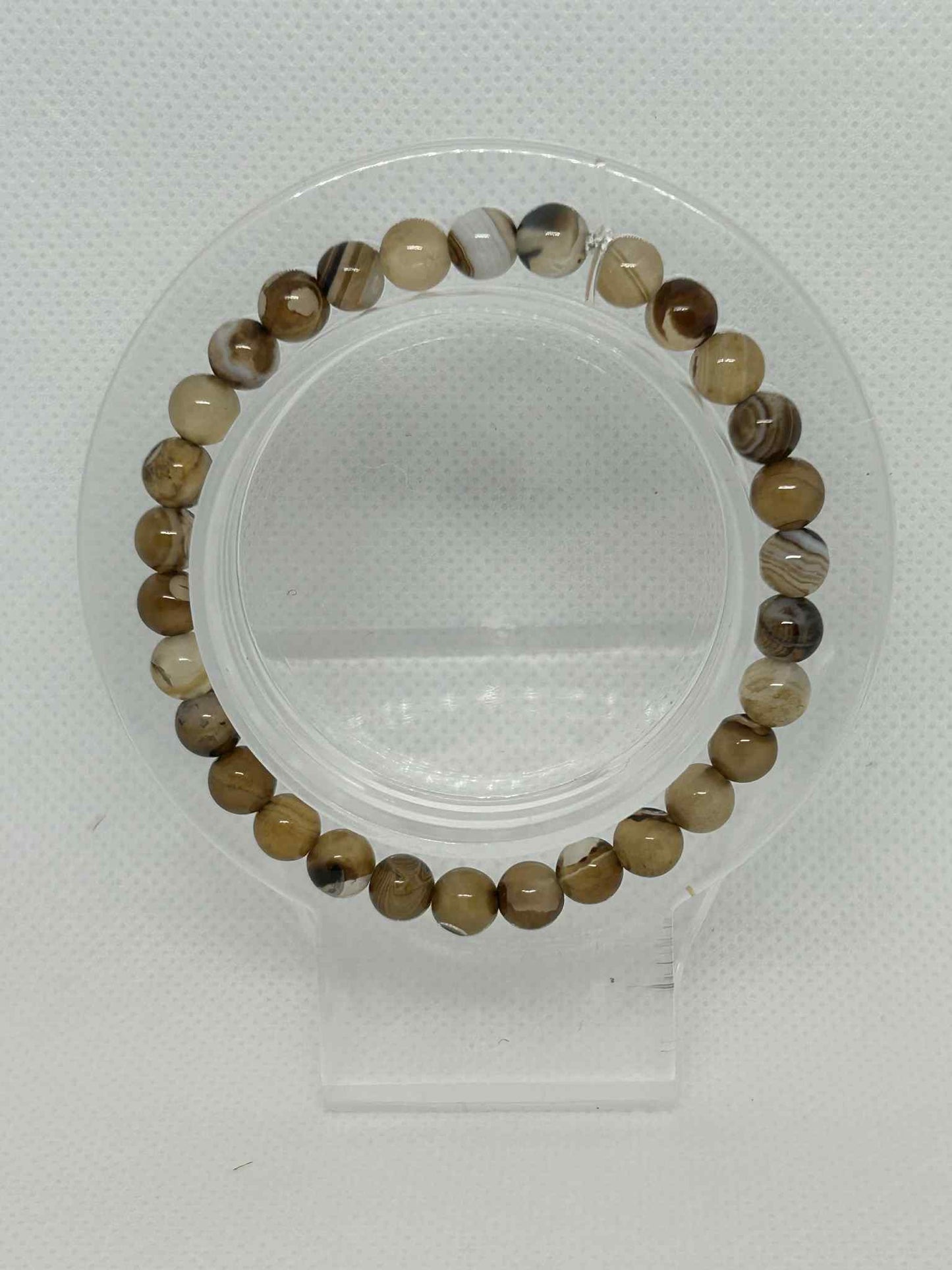 Bracelet en pierre naturelle Agate rayée - Cabijou