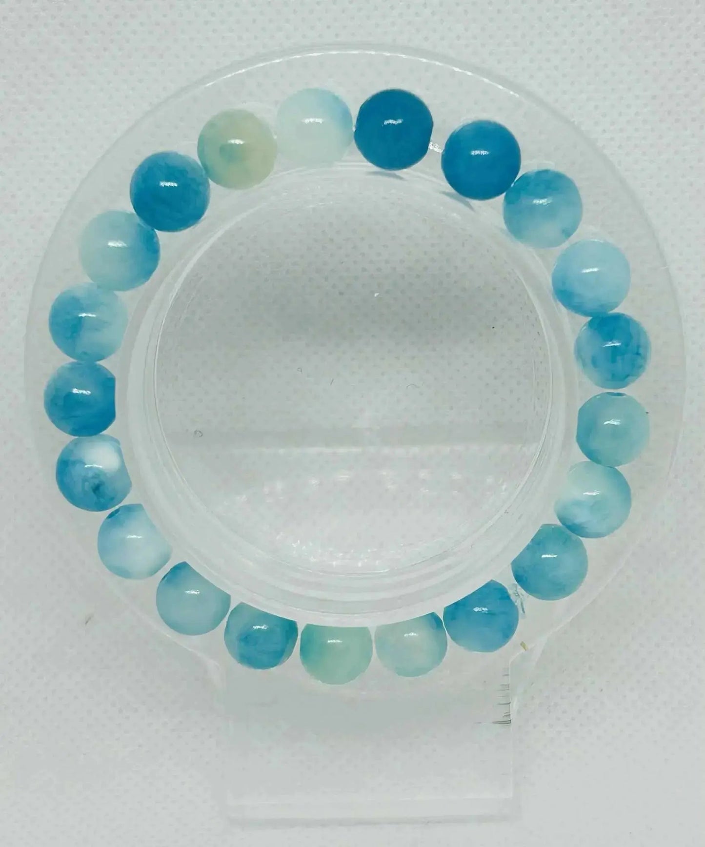 Bracelet en pierre naturelle Jade turquoise - Cabijou