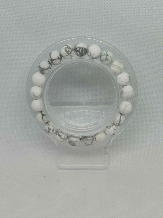 Bracelet en pierre naturelle Howlite