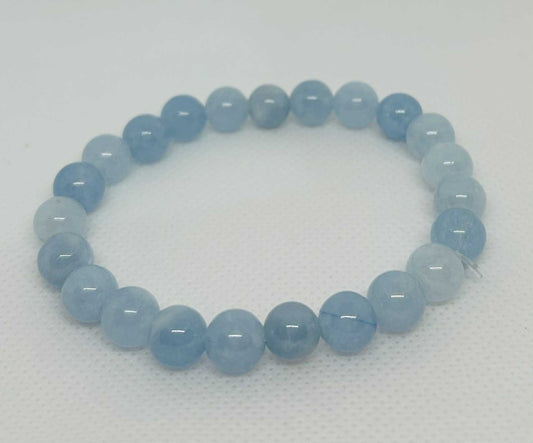 Bracelet en pierre naturelle Aigue marine
