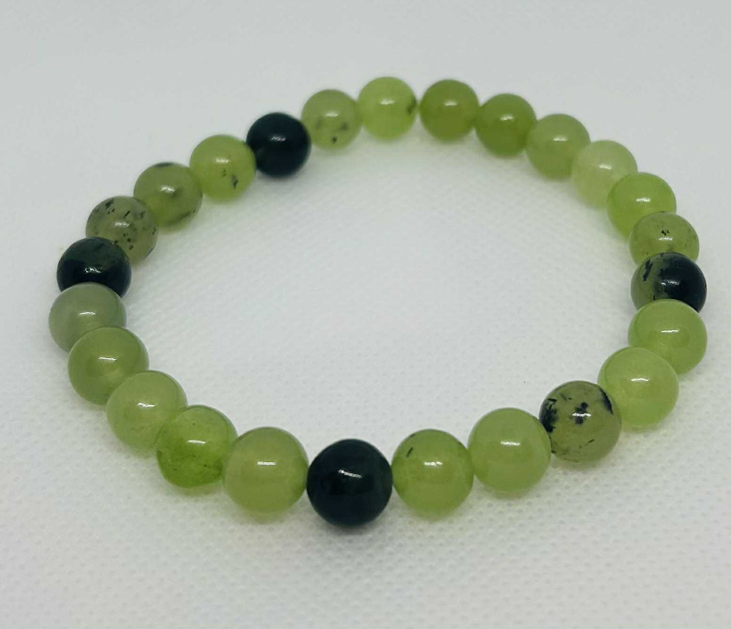 Bracelet en pierre naturelle Phrénite Cabijou