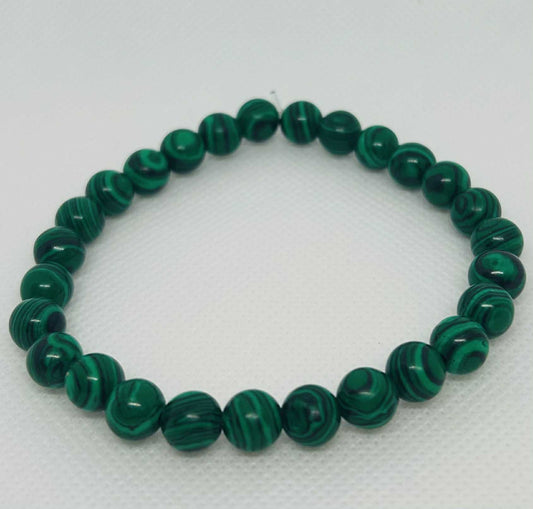 Bracelet en pierre naturelle Malachite