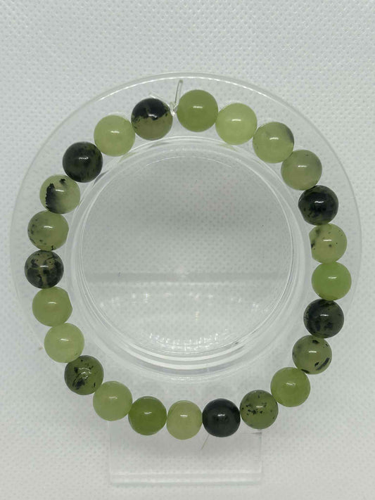 Bracelet en pierre naturelle Phrénite