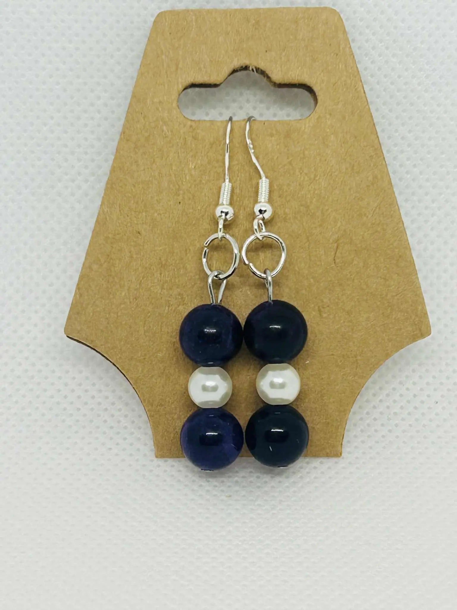 Boucle d'oreille en pierre naturelle Améthyste - Cabijou