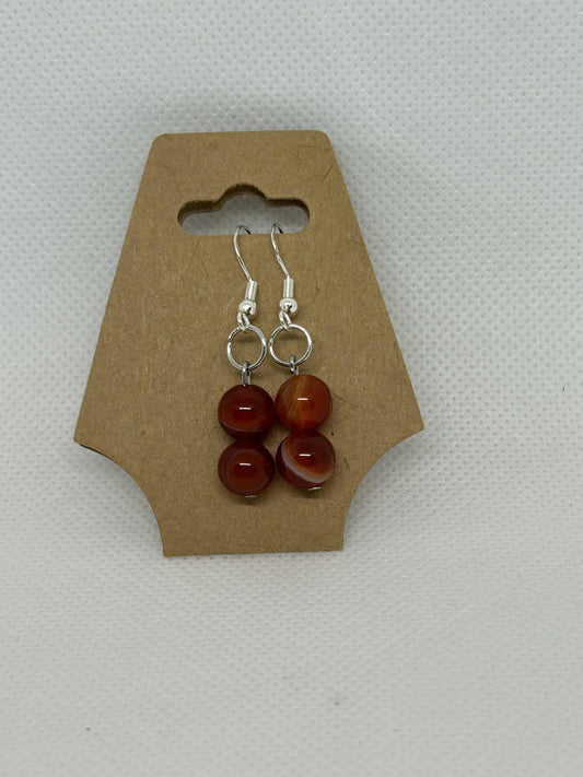 Boucles d'oreilles Cornaline - Cabijou