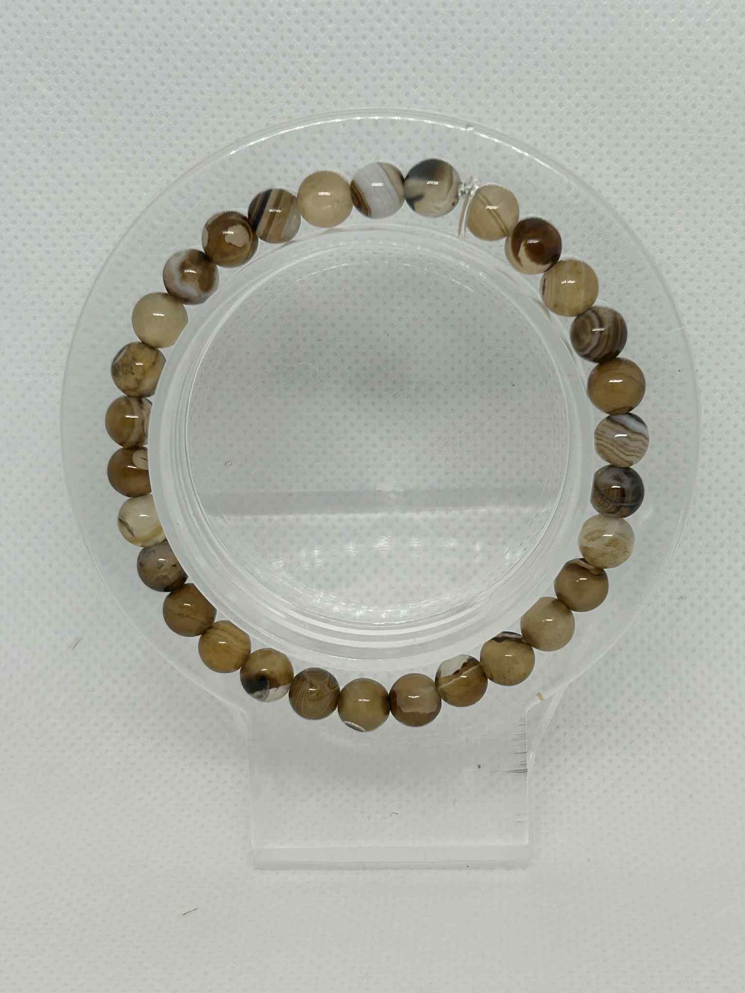 Bracelet en pierre naturelle Agate rayée - Cabijou