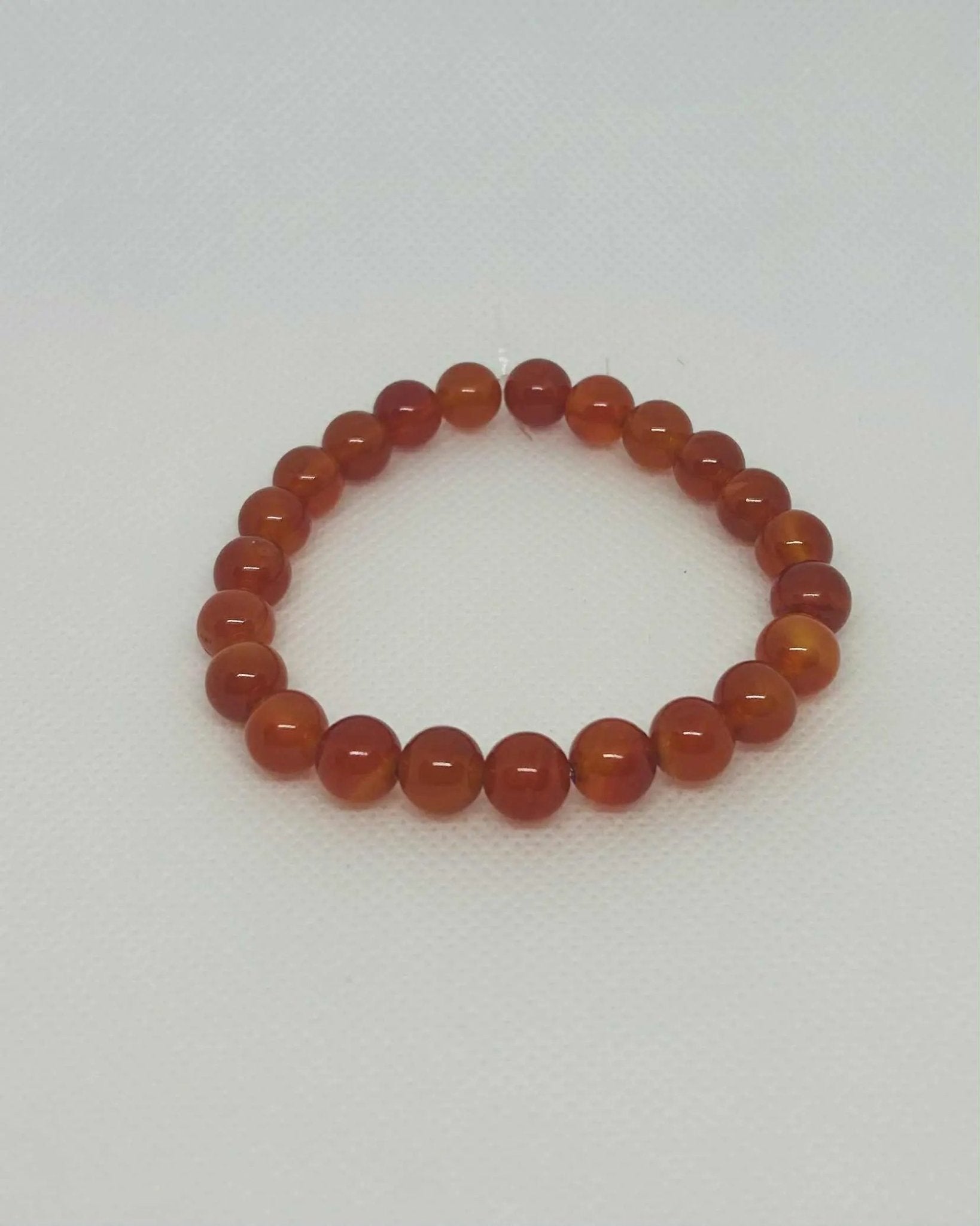 Bracelet en pierre naturelle Agate rouge - Cabijou