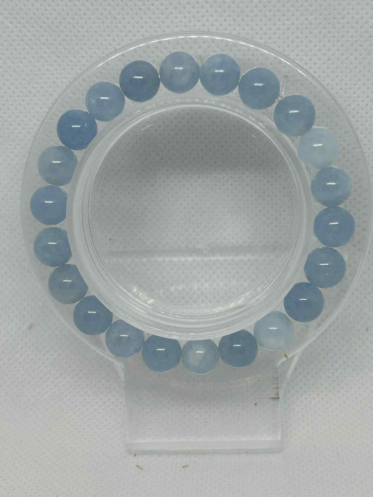 Bracelet en pierre naturelle Aigue marine - Cabijou