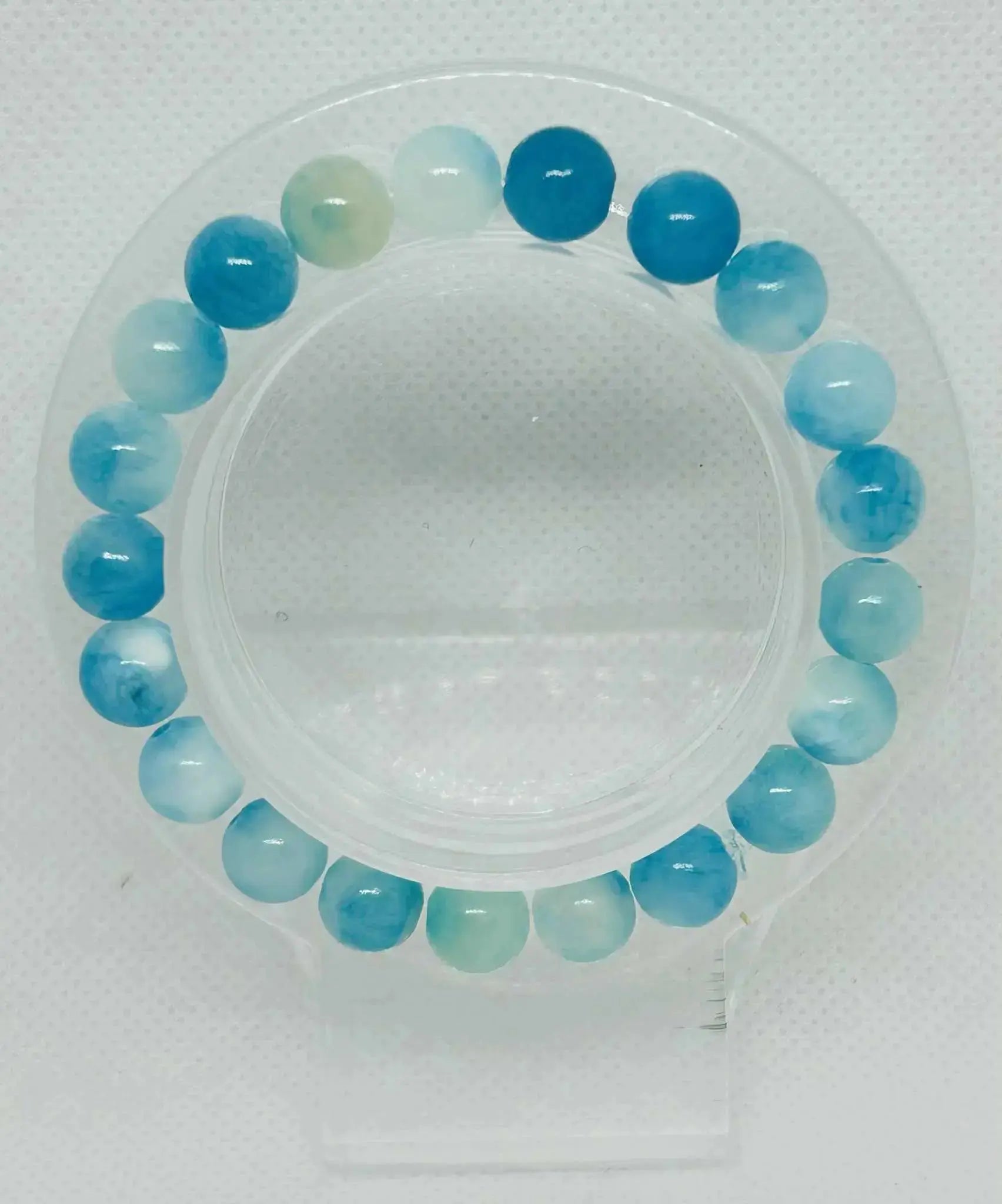 Bracelet en pierre naturelle Jade turquoise - Cabijou
