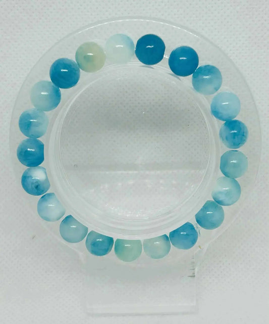 Bracelet en pierre naturelle Jade turquoise - Cabijou