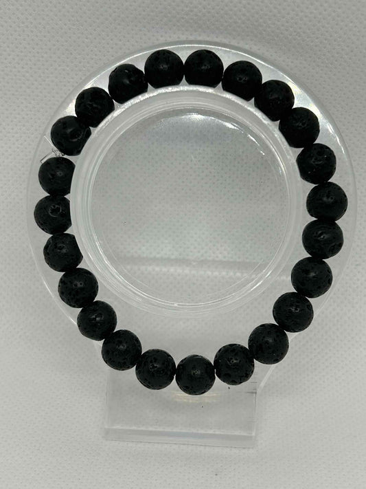 Bracelet en pierre naturelles Pierre de lave - Cabijou