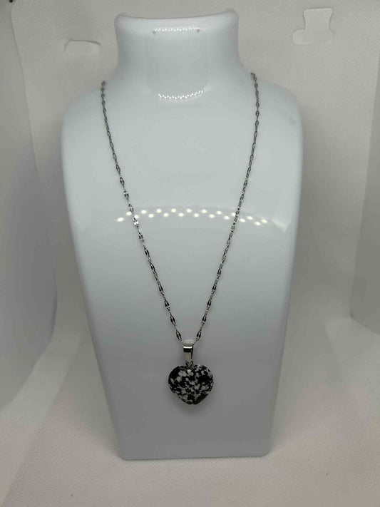 Collier et son pendentif Jaspe zèbre - Cabijou