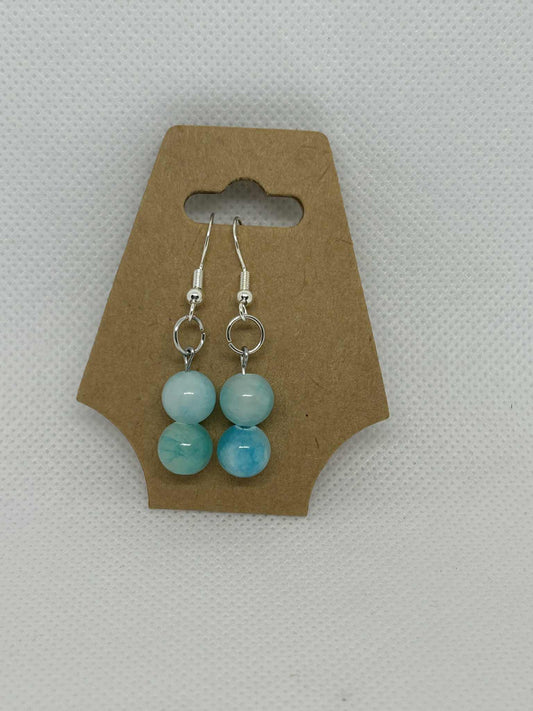 Parure bracelet et boucles d'oreilles Turquoise - Cabijou